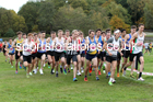 Senior mens 2021 National Cross Country Relays, Berry Hill Park, Mansfield. Photo: David T. Hewitson/Sports for All Pics